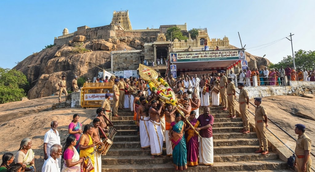 திருப்பரங்குன்றம் மலைமேல் வேல் எடுக்கும் விழா: உயர்நீதிமன்ற மதுரைக் கிளை அனுமதி – போலீஸ் பாதுகாப்புடன் ஏற்பாடுகள் தீவிரம்!