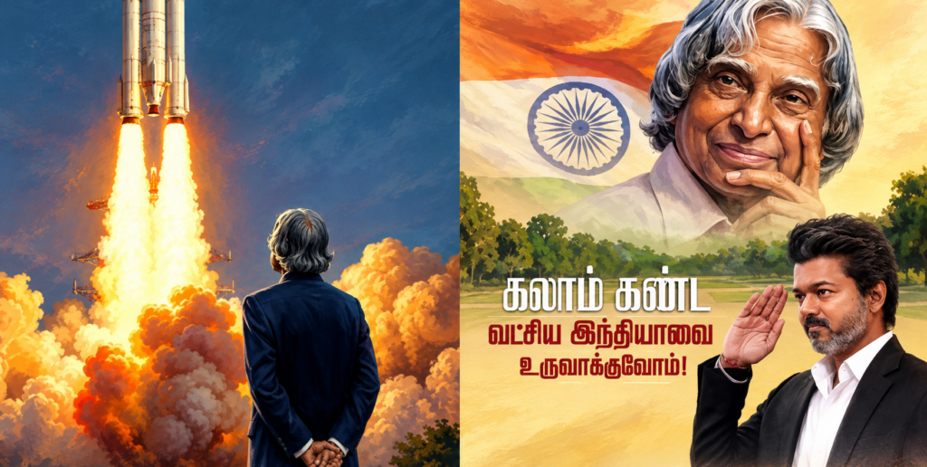 மாமனிதரின் அறிவியல் சிந்தனையைப் போற்றுவோம் – அப்துல் கலாமுக்கு முதலமைச்சர் விஜய் புகழஞ்சலி!