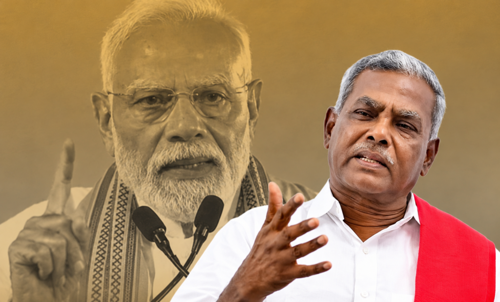 படித்தவுடன் சிரித்துவிட்டேன்– பிரதமர் மோடியின் பேச்சை விமர்சித்த சிபிஎம் மாநிலச் செயலாளர் பெ.சண்முகம்!