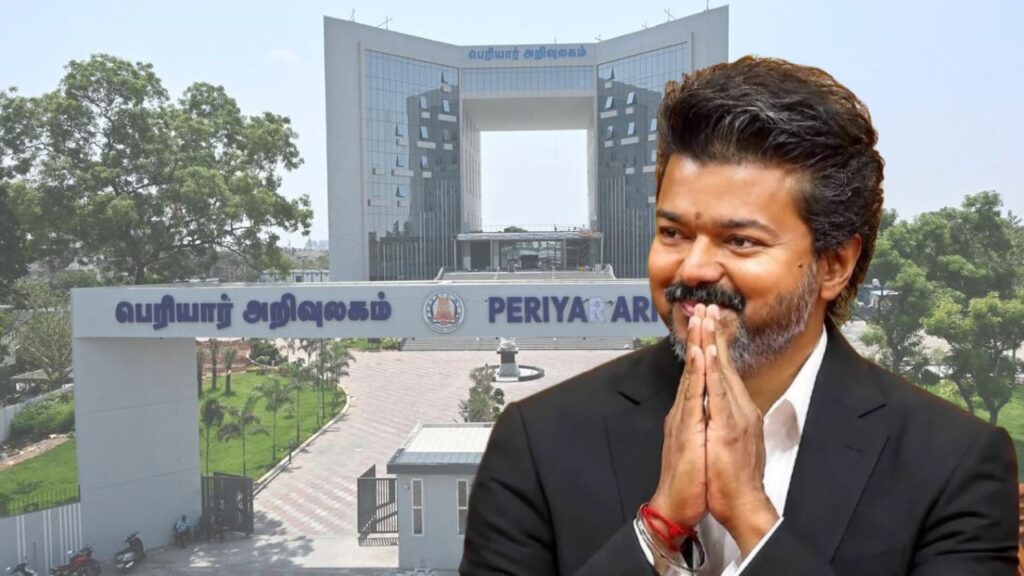 பெரியார் அறிவுலகம் மற்றும் ஆராய்ச்சி மையத்தைத் திறந்து வைக்க கோவை புறப்பட்டார் முதலமைச்சர் விஜய்!