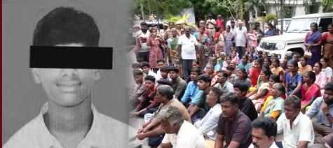 கோவை பள்ளி மாணவன் தற்கொலை வழக்கு: இரு மாணவர்கள் கைது – ஆசிரியர்களைக் கைது செய்யக் கோரி தொடர் காத்திருப்புப் போராட்டம்!