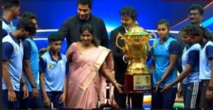 முதலமைச்சர் கோப்பை 2026: 319 பதக்கங்களுடன் சென்னை முதலிடம் – விஜய் கோப்பை வழங்கினார்!