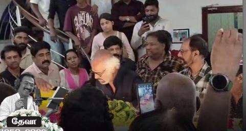 இசையமைப்பாளர் தேவா மறைவு: கருப்பு உடையில் நேரில் வந்து அஞ்சலி செலுத்திய நடிகர் ரஜினிகாந்த்!