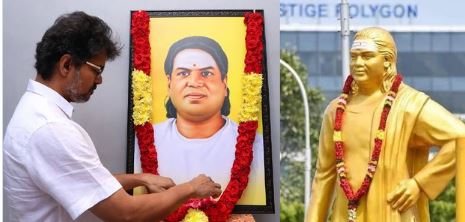 நந்தனத்தில் தேவர் சிலைக்கு முதலமைச்சர் விஜய் மரியாதை!
