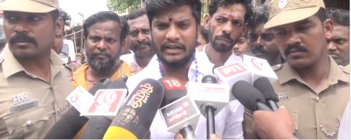சென்னை முழுவதும் மழைநீர் அகற்றும் பணிகள் துரிதமாக நடைபெறுகின்றன” – திருச்சியில் அமைச்சர் ரமேஷ் பேட்டி!