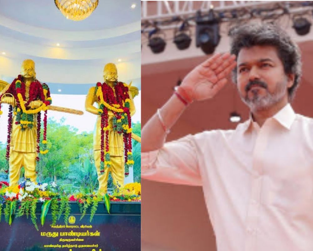மருது சகோதரர்களின் வீரத்தையும் தியாகத்தையும் போற்றுகிறேன்: முதலமைச்சர் விஜய் வீர வணக்கம்!