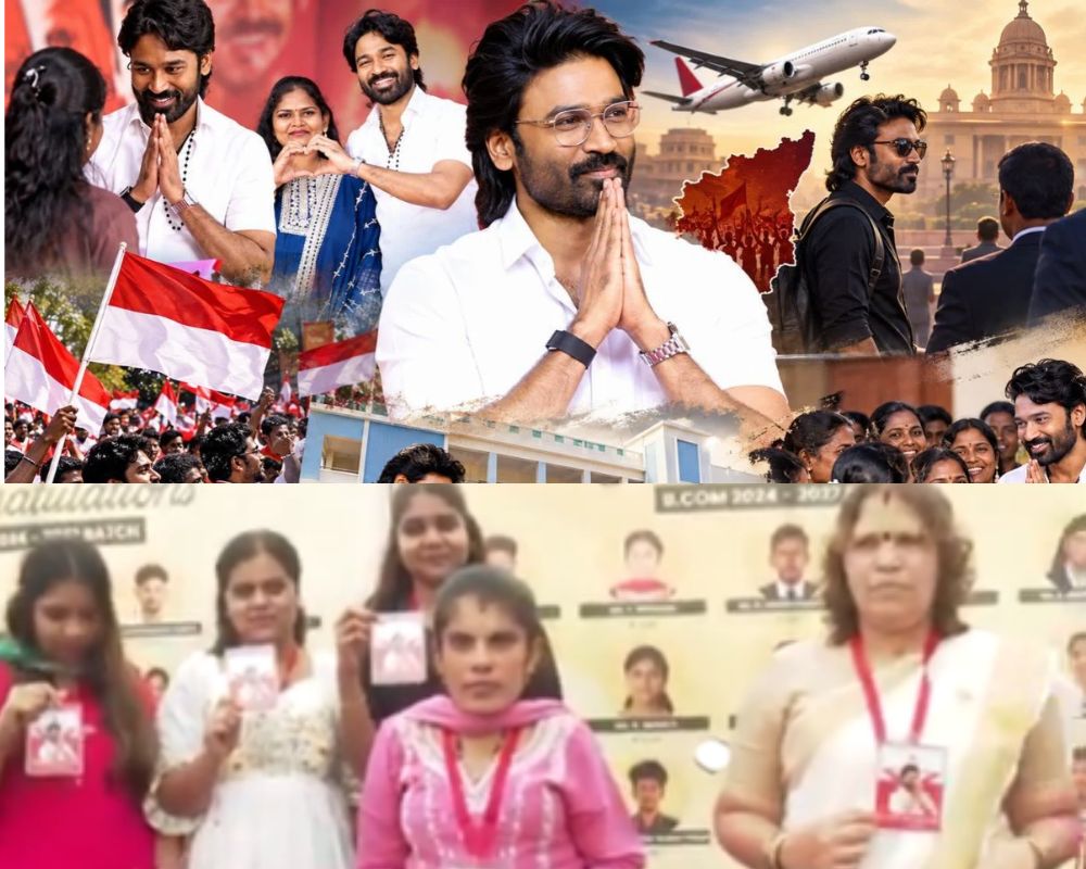 சென்னையில் இன்று மகளிரணி நிர்வாகிகளுடன் தனுஷ் சந்திப்பு! சிறப்புப் பரிசு வழங்கத் திட்டம்