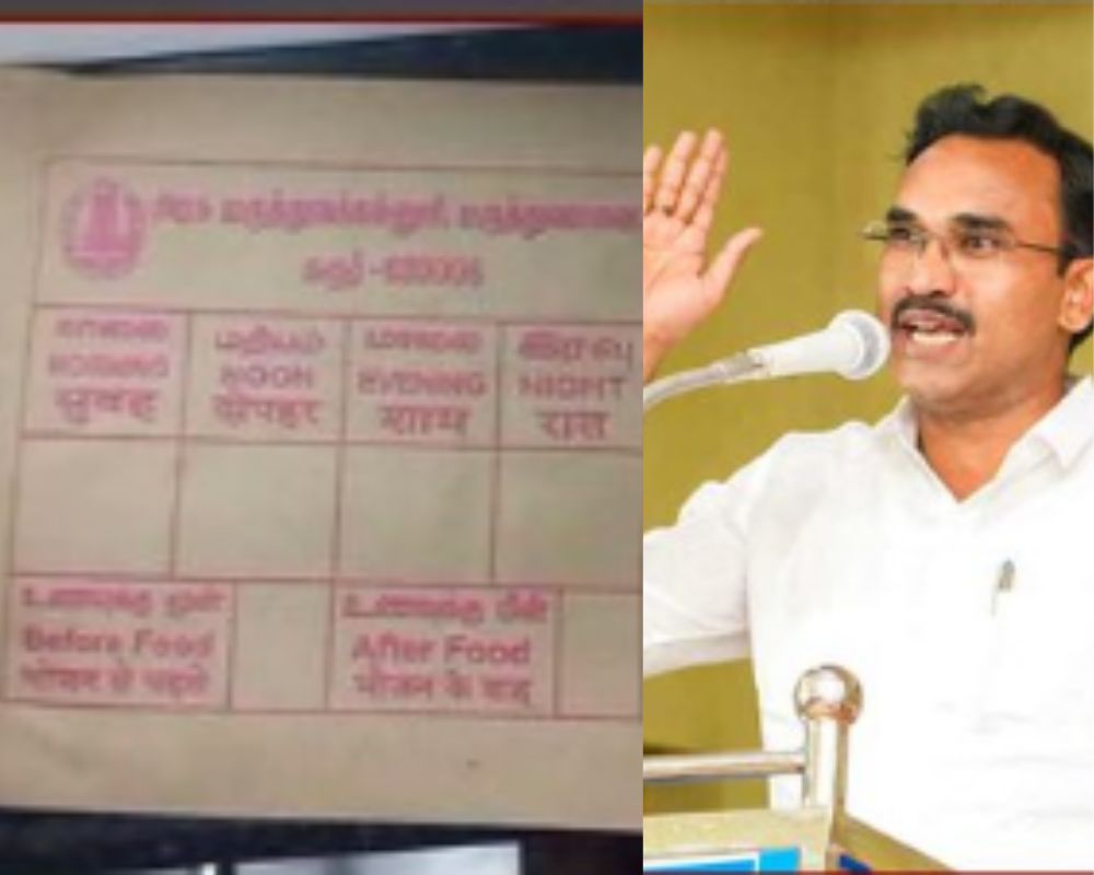 மாத்திரை கவரில் இந்தி எழுத்துகள் இடம்பெற்ற விவகாரம்: சுகாதாரத்துறை அமைச்சர் அருண்ராஜ் விளக்கம்