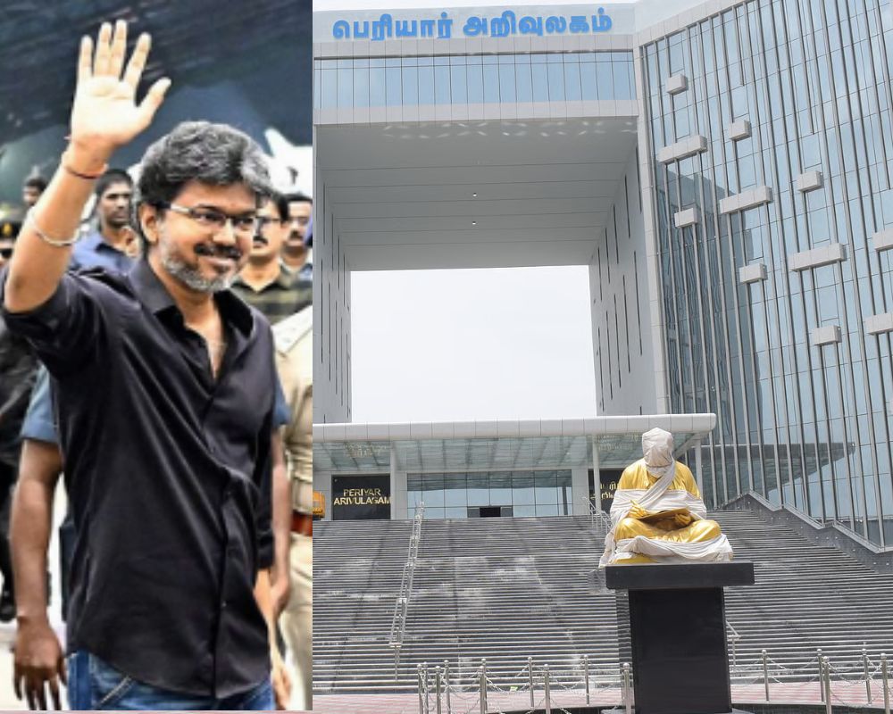 அக். 16ல் கோவை செல்லும் முதலமைச்சர் விஜய்? ரூ.300 கோடியில் கட்டப்பட்ட பெரியார் அறிவுலகம் திறப்பு!