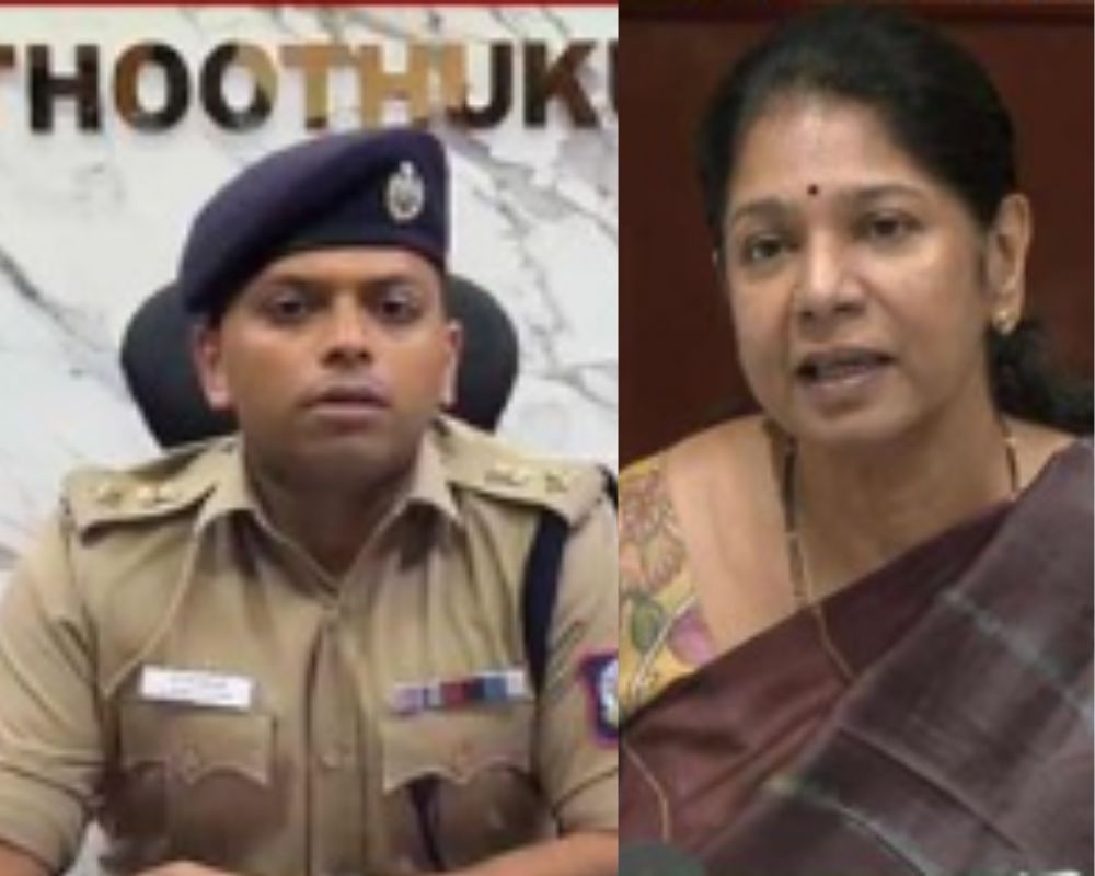தூத்துக்குடியில் கொலை வழக்குகள் 9.2% குறைவு! கனிமொழி விமர்சனத்துக்குக் காவல்துறை விளக்கம்