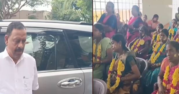 இது அரசு விழாவா? த.வெ.க. கட்சி விழாவா?– சமுதாய வளைகாப்பு நிகழ்ச்சியில் ஓ.எஸ். மணியன் ஆவேசம்!