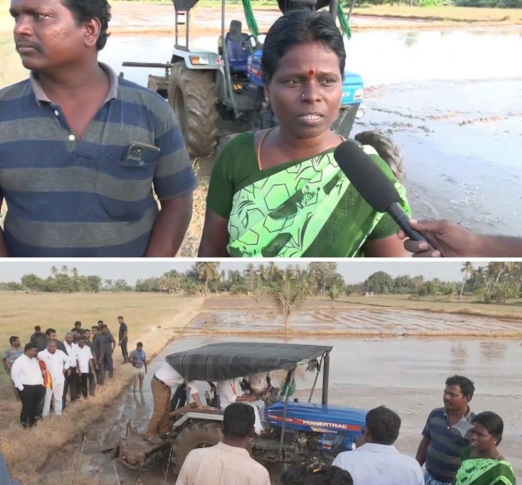 எங்க நிலத்துல முதலமைச்சர் டிராக்டர் ஓட்டுனது ரொம்ப சந்தோஷம்!– கடன் தள்ளுபடி கோரிய விவசாயிகள்