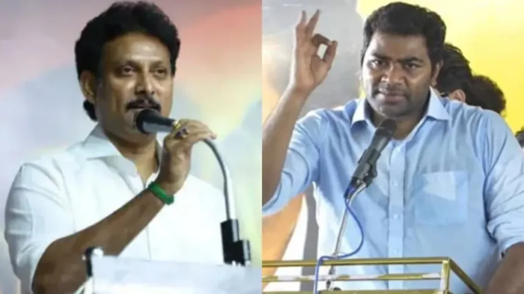 அன்பில் மகேஷ் கைது அரசியல் காழ்ப்புணர்ச்சி அல்ல! நெடுஞ்சாலைத்துறையில் விரைவில் வெள்ளை அறிக்கை – அமைச்சர் ஆதவ் அர்ஜுனா