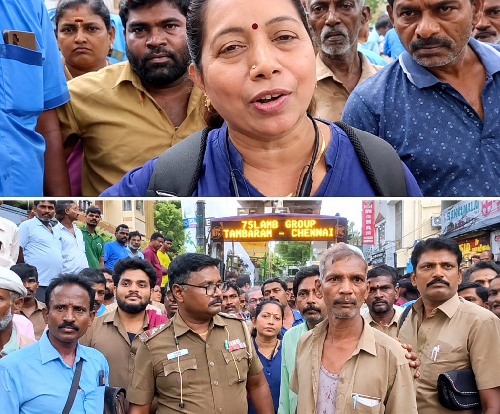 இன்னைக்கு ஒருத்தனை விட்டா நாளைக்கு எல்லாரையும் அடிப்பாங்க! – அரசு பேருந்து ஓட்டுநர் மீது தாக்குதல்; திருவள்ளூரில் பேருந்துகளை நிறுத்தி சக ஓட்டுநர்கள் போராட்டம்!