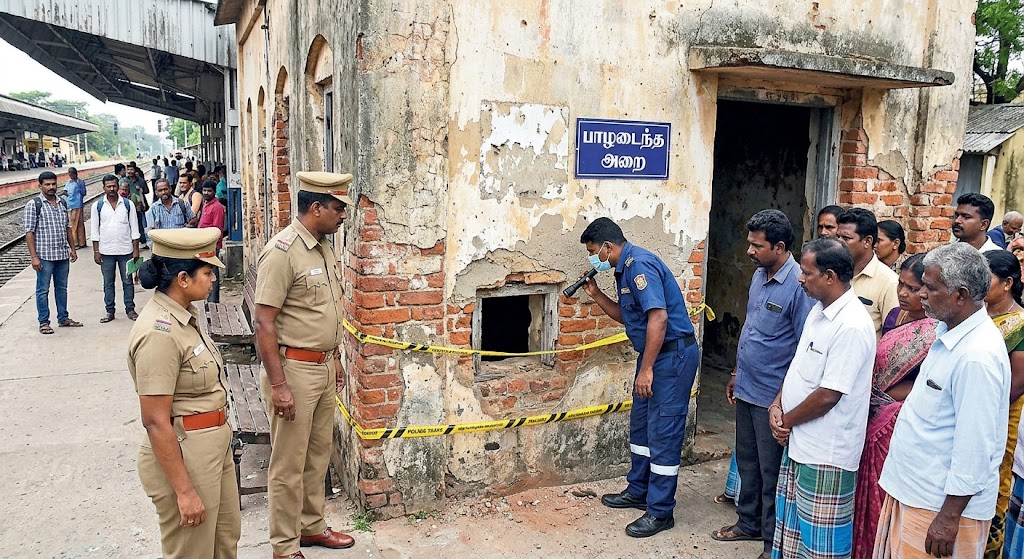 மயிலாப்பூர் ரயில் நிலையத்தில் சோகம்: பாழடைந்த அறையின் துவாரம் வழியாக விழுந்து பெண் உயிரிழப்பு! 4 நாட்களுக்குப் பிறகு அழுகிய நிலையில் சடலம் மீட்பு