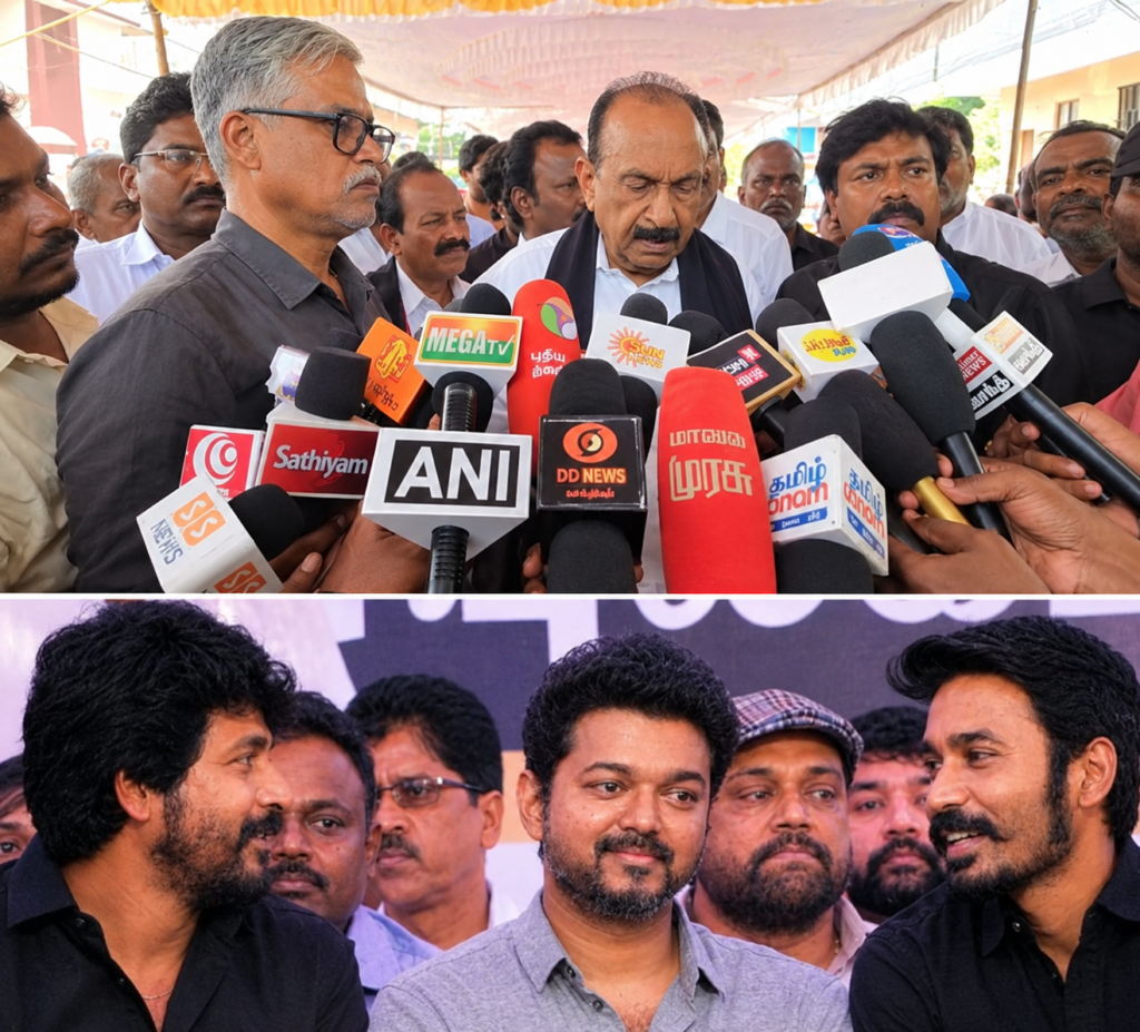 முதல்வர் விஜயை தொடர்ந்து அரசியலுக்கு வரும் தனுஷ், சிவகார்த்திகேயன்? – வைகோ சொன்ன பதில்!