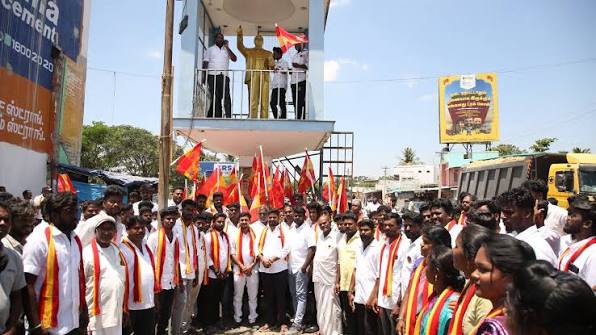 உத்திரமேரூர் தொகுதியில் தவெக நிர்வாகிகள் நியமனத்துக்கு எதிர்ப்பு – சாலையில் போராட்டம்!