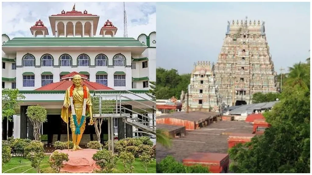 கரூர் பசுபதீஸ்வரர் கோவில் நில ஆக்கிரமிப்பு விவகாரம்: 8 மூத்த அரசு அதிகாரிகள் மீது நீதிமன்ற அவமதிப்பு வழக்கு!